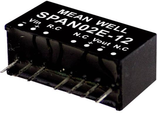 Mean well span02b-12 dc dc-convertermodule 167 ma 2 w aantal uitgangen: 1 x inhoud 1 stuk(s)