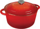 Kinghoff 1614 - gietijzeren braadpan - ø21 cm - 2.4l - rood - emaille