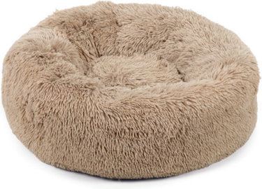 Beeztees yali - hondenmand - pluche - fluffy - beige - diam. 70 cm