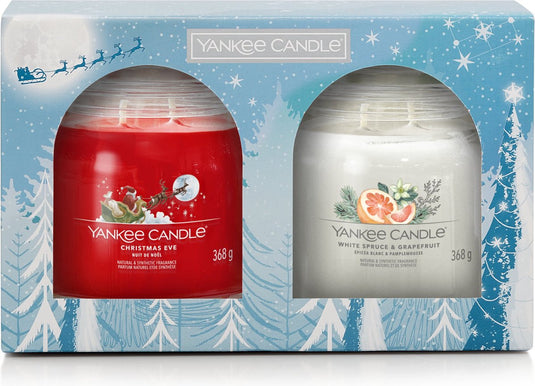 Yankee candle the bright lights 2 medium signature jar gift set