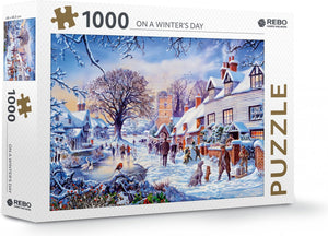 Rebo productions rebo legpuzzel 1000 stukjes - on a winter's day