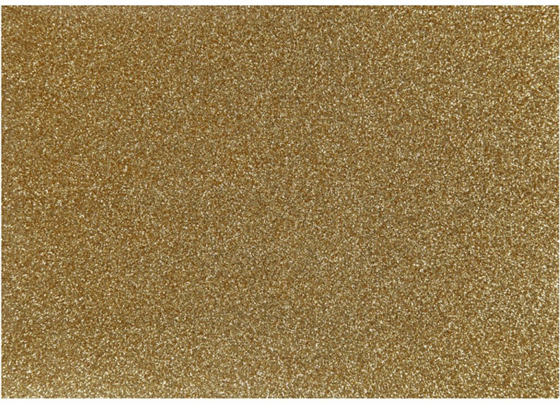 Afbeelding laden in galerijviewer, Creativ company opstrijkfolie glitter goud, a5
