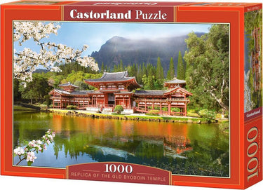 Castorland replica of the old byodoin temple – puzzel – 1.000 stukjes – satijnen afwerking – perfecte pasvorm – europese kwaliteit