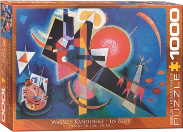 Eurographics - in blauw [im blau] - wassily kandinsky - 1000 stukjes 68×48cm (b×h) - fine art legpuzzel