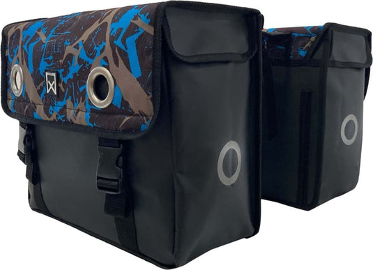 Willex dubbele fietstas ice - bisonyl - 30l