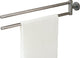 Coram tiger boston - handdoekrek 2-armig - 51 cm - rvs geborsteld