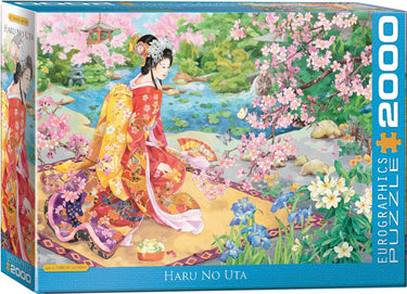 Eurographics - haru no uta - haruyo morita - 2000 stukjes 97×68cm (b×h) - legpuzzel