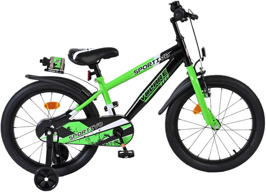 Volare sportivo kinderfiets - jongens - 18 inch - groen