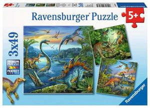 Ravensburger dinosauriers, 3x49st.