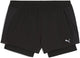 Puma w run velocity 2in1 3 short dames sportbroek - black s