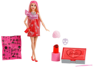 Barbie uitpakparty chic feestje serie - pop met rode glitters