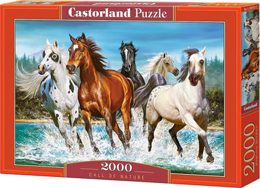 Castorland call of nature – puzzel – 2.000 stukjes – satijnen afwerking – perfecte pasvorm – europese kwaliteit