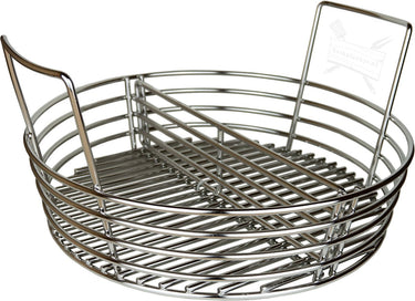 Grill guru large charcoal basket - kamado - kolenmand - geschikt voor large vanaf 2022 - rvs