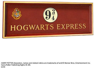 The noble collection harry potter - hogwarts 9 3 4 sign