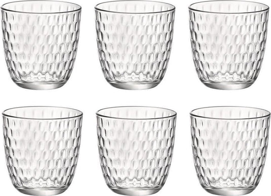 Bormioli rocco waterglazen slot - transparant - 290 ml - 6 stuks