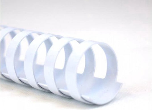 Gbc combbind bindruggen wit - a4 - 14 mm - 100 stuks