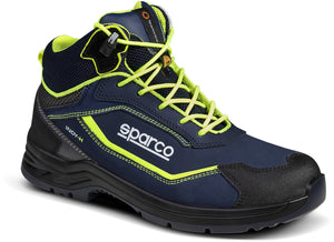 Sparco indy-h richmond werkschoenen s3s - marineblauw geel - maat 42