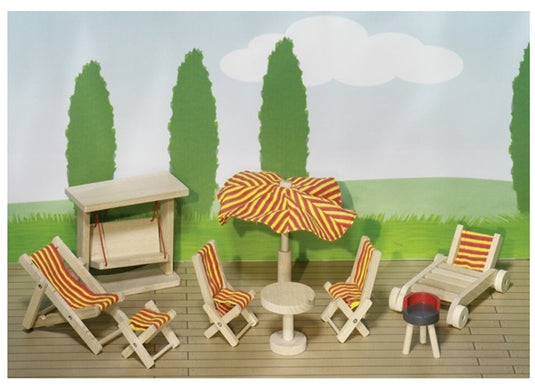 Goki tuinset poppenhuis