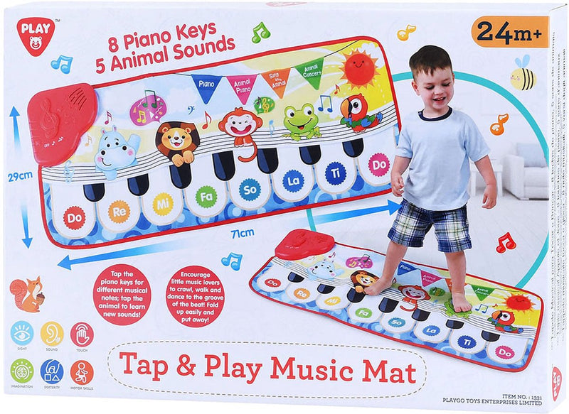 Afbeelding laden in galerijviewer, Playgo piano muziekmat - 71cm
