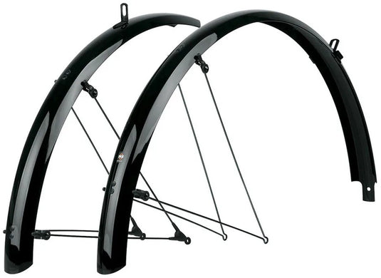 Sks spatbordset 28 bluemels basic 55mm zwart