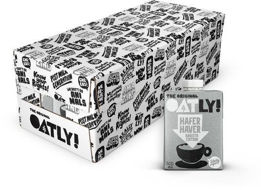 Oatly! oatly haver barista edition - 10 stuks - (5l) - houdbare plantaardige melk - barista 0,5l - voordeelverpakking