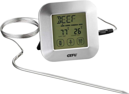 Gefu punto keukenthermometer 14 cm – rvs – tot 300°c – voor frituren, bakken en braadgerechten