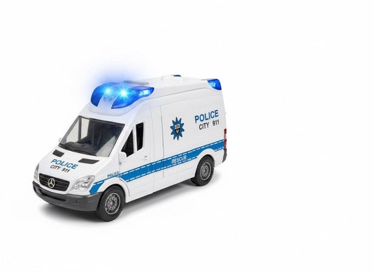 Amuuso politiewagen licht en geluid.
