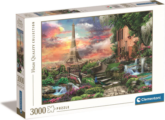 Clementoni - puzzel - 3000 stukjes - droom van parijs - puzzel voor volwassenen - high quality collection