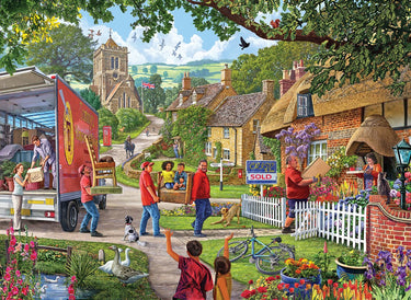 Gibsons - moving day (door steve crisp) - 500 stukjes 48×34cm (b×h) - legpuzzel voor volwassenen