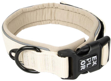 Explor duvoplus ultimate fit halsband comfy fashion voor honden xl-52-61cm antique white