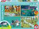 Schmidt - legpuzzel - bos - en weidedieren - 3 stukjes - kinderen - vanaf 3 jaar