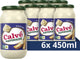 Calvé mayonaise - de échte - 6 x 450 ml - voordeelverpakking