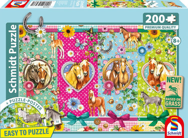 Schmidt - legpuzzel - alles voor paardengeluk - 200 stukjes - kinderen - vanaf 8 jaar