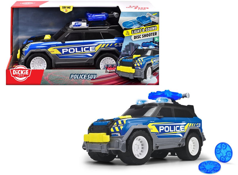 Afbeelding laden in galerijviewer, Dickie politie suv met licht en geluid
