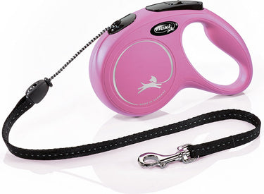 Flexi new classic tape - hondenriem - roze - m - 5 m