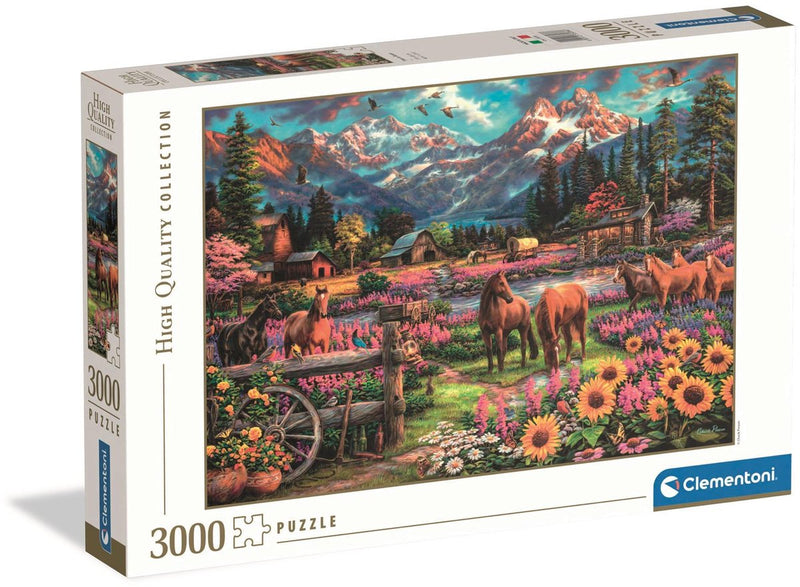Afbeelding laden in galerijviewer, Clementoni legpuzzel vrij om te grazen - 3000st.
