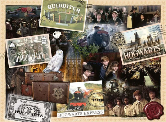 Ravensburger harry potter puzzel xxl terug naar zweinstein 300 stukjes.