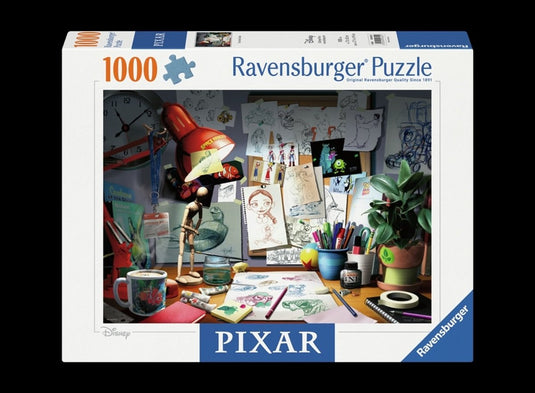 Ravensburger the artist's desk 1000 pc puzzle