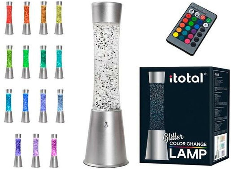 Afbeelding laden in galerijviewer, Glitter lamp met colour-changing en afstandsbediening
