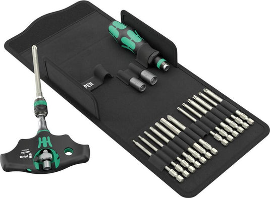 Wera schroevendraaierset kraftform kompakt 400 ra shk set 1 19-delig met verwisselbare klingen