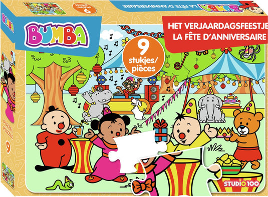 Studio 100 bumba legpuzzel het verjaardagsfeestje, 9st.