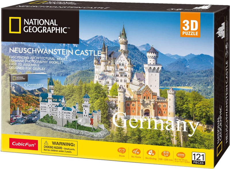 Afbeelding laden in galerijviewer, Cubic fun national geographic - 3d-puzzel - 3d-puzzel ng kasteel neuschwanstein
