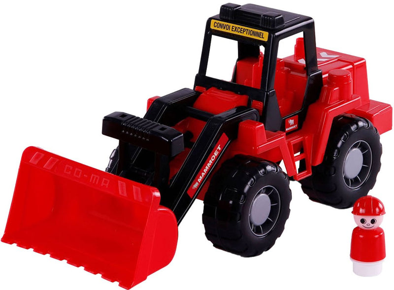 Afbeelding laden in galerijviewer, Cavallino mammoet graafmachine met speelfiguur, 42,5cm
