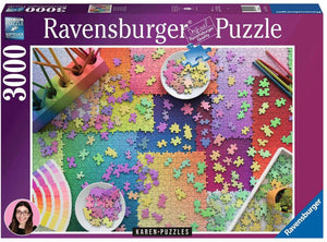 Ravensburger puzzel karen puzzles: puzzels op puzzels - legpuzzel - 3000 stukjes