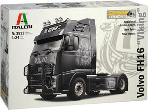 Italeri modelbouwpakket vrachtwagens - 3931 volvo fh16 xxl -viking- plastic - 1:24 - modelbouw