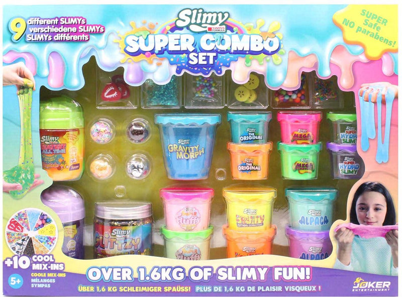 Afbeelding laden in galerijviewer, Joker slijm super combo set - 1,6kg kleurrijk speelplezier.
