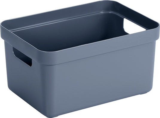 Sunware - sigma home opbergbox 13l donkerblauw - 35 x 24,6 x 18,3 cm