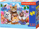 Castorland katten met bloemen - puzzel 120 stukjes