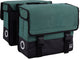 Willex dubbele fietstas - canvas - reflectie - 57 liter - universele bevestiging - hunter green matt black