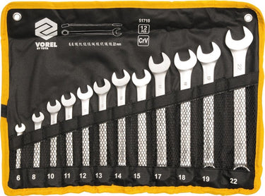 Vorel 12-delige combinatiesleutelset 6-22 mm